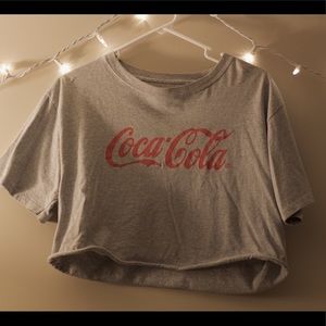 Coca-Cola cropped graphic tee